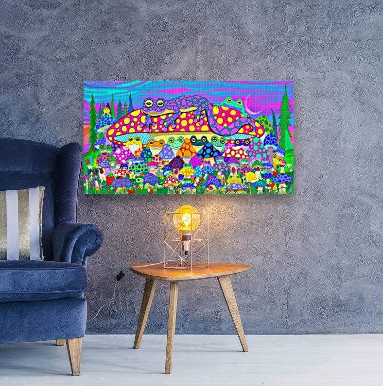 Drew's Rainbows Illustrations Return to Mushroom Meadow Like Picasso-Monet-van Gogh-Matisse