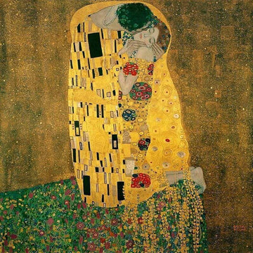 drewsrainbows Handpainted Reproductions The Kiss by Gustav Klimt  (hand-painted reproduction) Like Picasso-Monet-van Gogh-Matisse