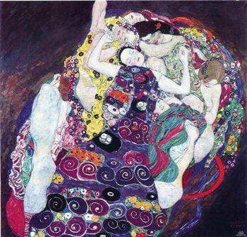 drewsrainbows Handpainted Reproductions The Maiden by Gustav Klimt  (hand-painted reproduction) Like Picasso-Monet-van Gogh-Matisse