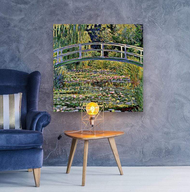 drewsrainbows Handpainted Reproductions The Water Lily Pond & Japanese Bridge by Claude Monet  (hand-painted reproduction) Like Picasso-Monet-van Gogh-Matisse