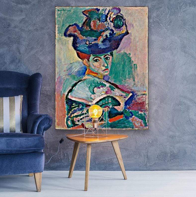 drewsrainbows Handpainted Reproductions Woman in a Hat by Henri Matisse  (hand-painted reproduction) Like Picasso-Monet-van Gogh-Matisse