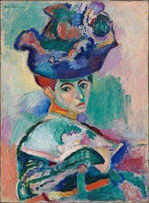 drewsrainbows Handpainted Reproductions Woman in a Hat by Henri Matisse  (hand-painted reproduction) Like Picasso-Monet-van Gogh-Matisse