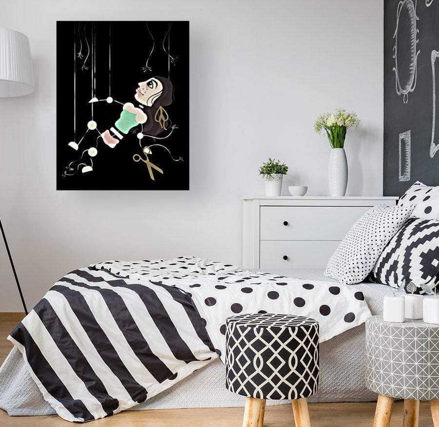 drewsrainbows Illustrations MARIONETTE Like Picasso-Monet-van Gogh-Matisse