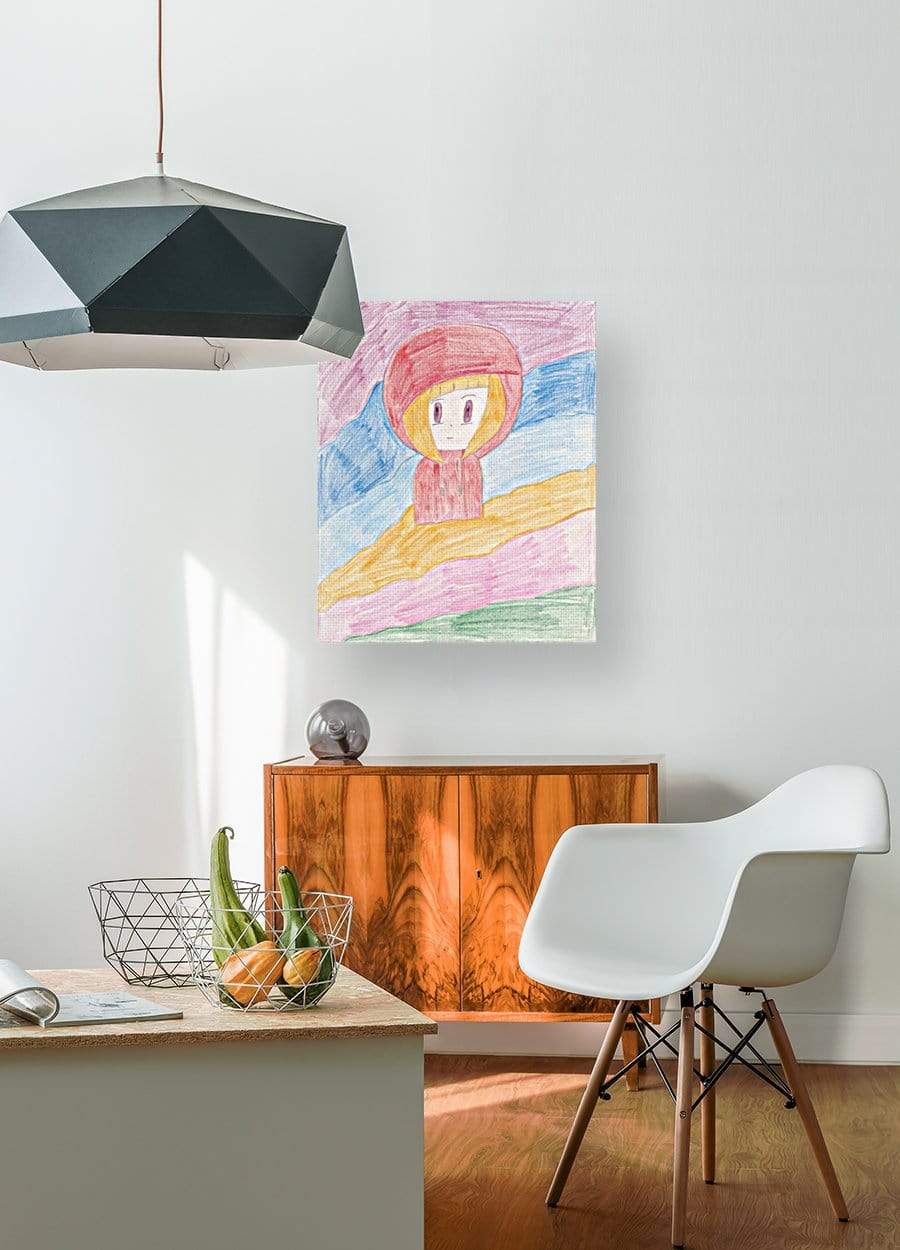drewsrainbows Illustrations RAINBOW GIRL Like Picasso-Monet-van Gogh-Matisse