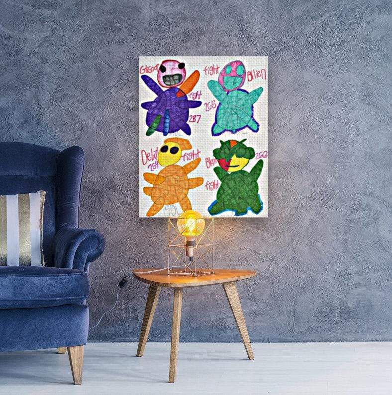 drewsrainbows Illustrations The Colors of Pokemon Like Picasso-Monet-van Gogh-Matisse